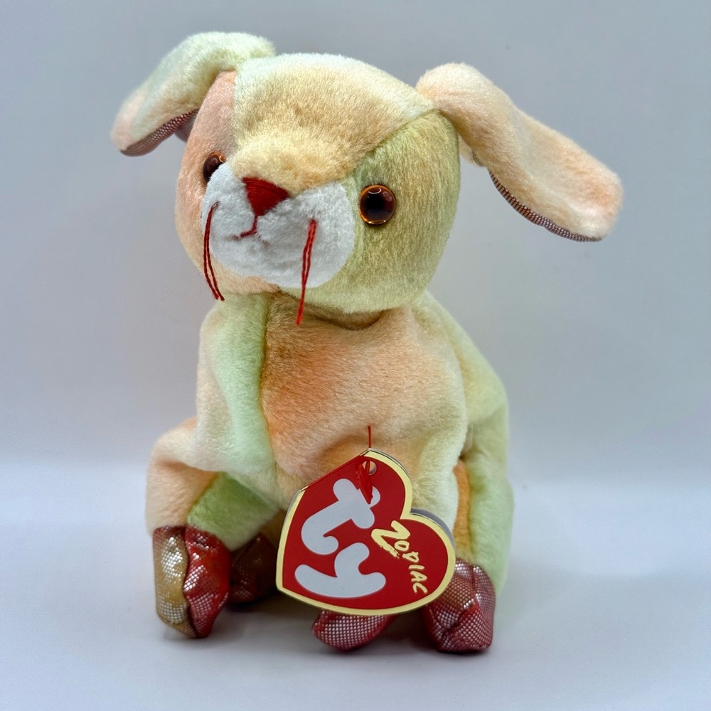 Ty Beanie Baby Rabbit  (Rabbit Chinese Zodiac series)